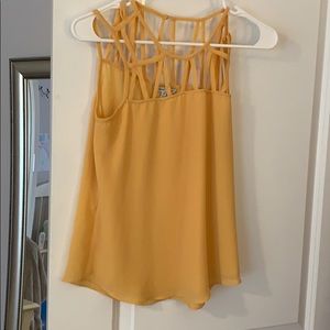 Gold Cross tank top